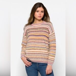 Fate Multicolor Striped Sweater